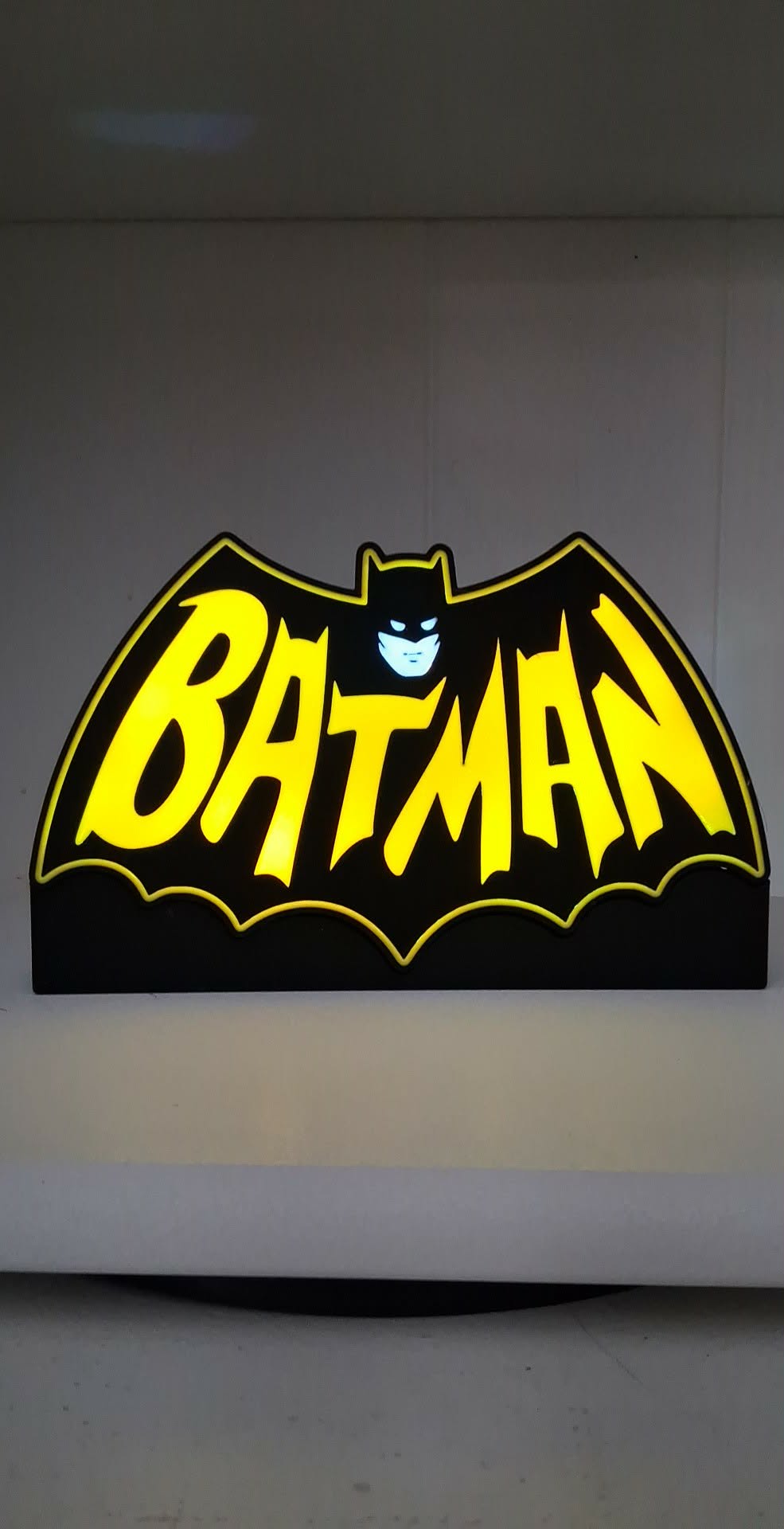 Batman Bat Wing LED light box – custom 3D printed – Lit Layer Creations